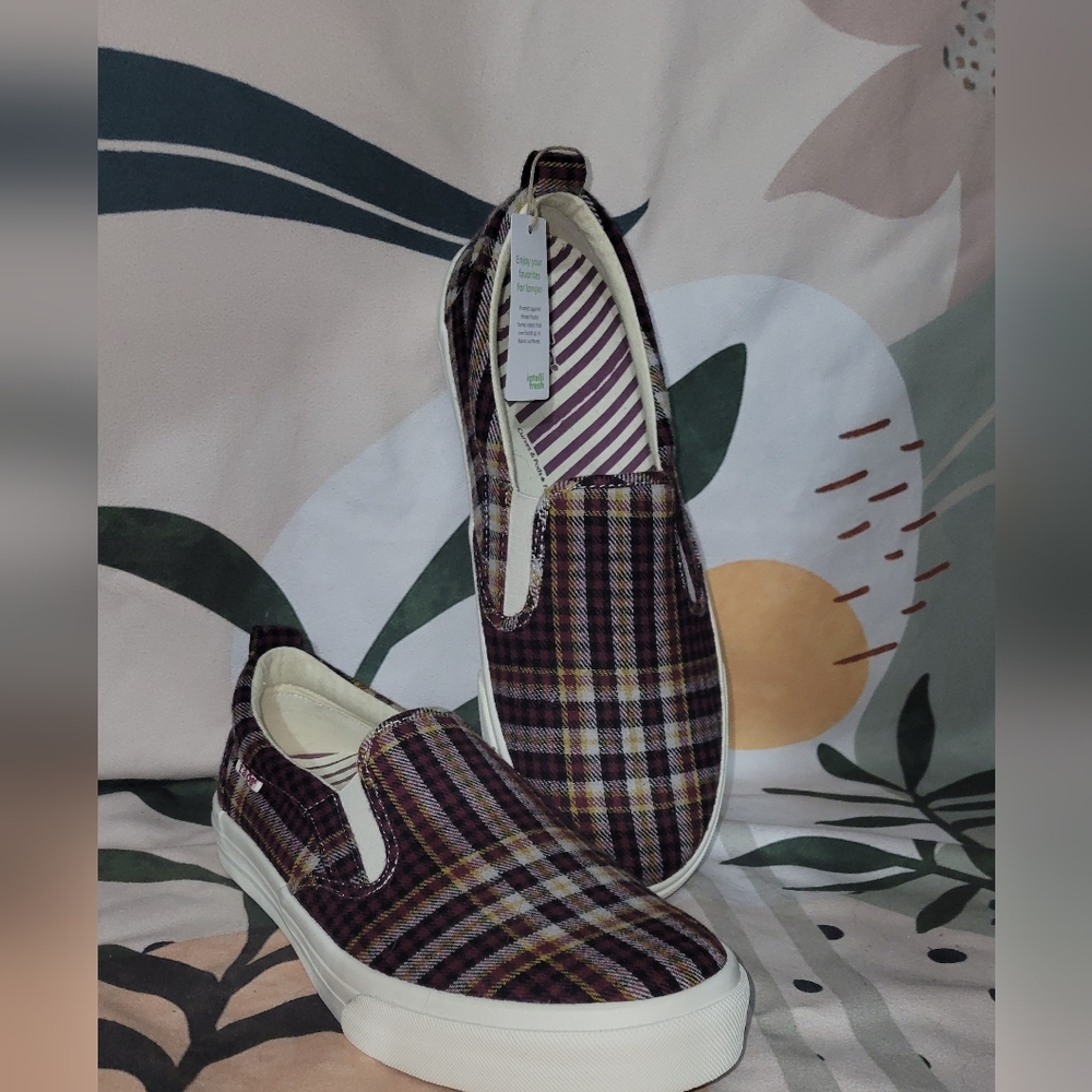 TAOS Plaid Slip-on Shoe